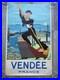 Affiche Originale Tourisme Vendée par Guillemet 1964
