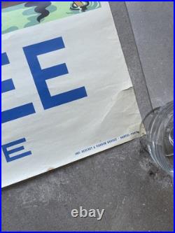 Affiche Originale Tourisme Vendée par Guillemet 1964