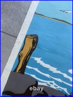 Affiche Originale Tourisme Vendée par Guillemet 1964