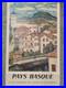 Affiche Originale tourisme Français Basque Chemin de Fer 1959 Auguste DUREL