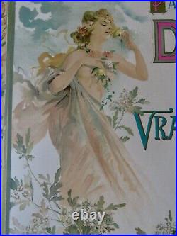 Affiche Parfums Delettrez Art Nouveau Annees 1890/1910