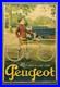 Affiche Peugeot ancienne, affiche publicitaire originale, publicité