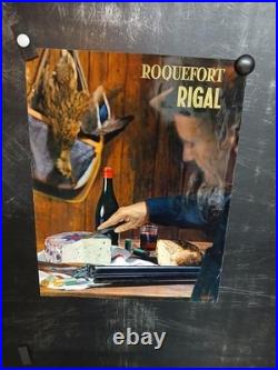 Affiche Photo Draeger Roquefort Rigal 45x36cm Annees 1960