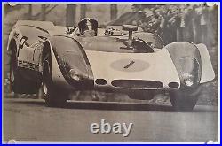 Affiche Pilote Automobile JO SIFFERT Porsche 908 Prototyp 1969 Photo Carl IMBER