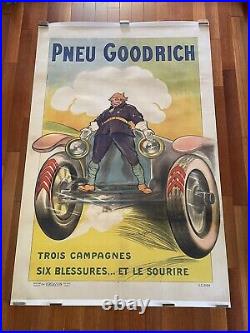 Affiche Pneu Goodrich, ? Affiche ancienne, no Michelin