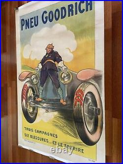 Affiche Pneu Goodrich, ? Affiche ancienne, no Michelin