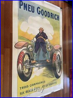 Affiche Pneu Goodrich, ? Affiche ancienne, no Michelin