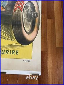 Affiche Pneu Goodrich, ? Affiche ancienne, no Michelin