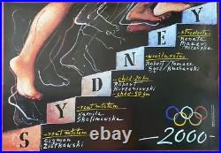 Affiche Polonaise SYDNEY 2000 Jeux Olympiques Sport Olympic Games GOROWSKI