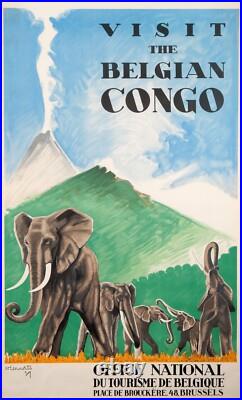 Affiche Poster Afrique Congo