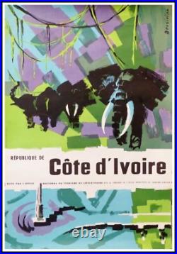 Affiche Poster Afrique Cote D Ivoire