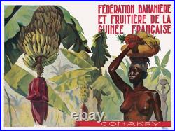 Affiche Poster Afrique Guinee