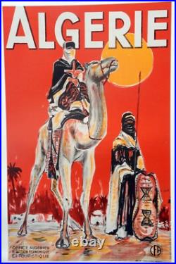 Affiche Poster Afrique Nord Maroc Algerie Tunisie