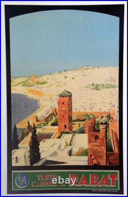 Affiche Poster Afrique Nord Maroc Algerie Tunisie