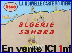 Affiche Poster Afrique Nord Maroc Algerie Tunisie