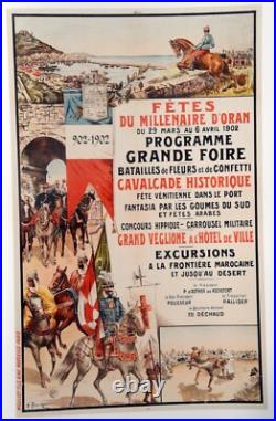 Affiche Poster Afrique Nord Maroc Algerie Tunisie