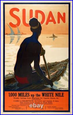 Affiche Poster Afrique Soudan