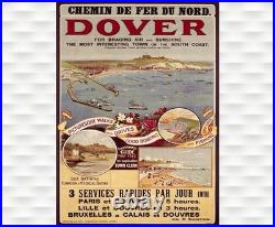 Affiche Poster Angleterre Dover Douvres