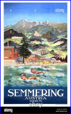 Affiche Poster Autriche Austria Semmering