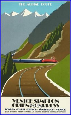 Affiche Poster Autriche Tyrol Arlberg Affiche Poster Autriche Tyrol Arlberg