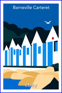 Affiche Poster Barneville Carteret
