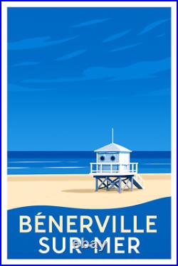 Affiche Poster Benerville Sur Mer