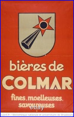 Affiche Poster Biere Colmar