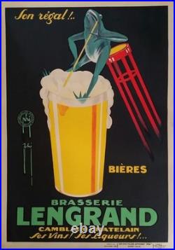 Affiche Poster Biere Lengrand