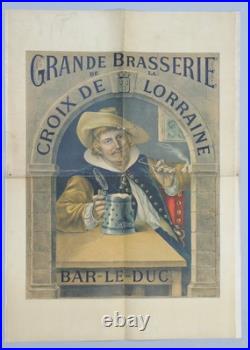Affiche Poster Brasserie Croix De Lorraine Bar Le Duc