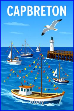 Affiche Poster Capbreton Affiche Poster Capbreton