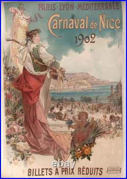 Affiche Poster Carnaval Nice 1902