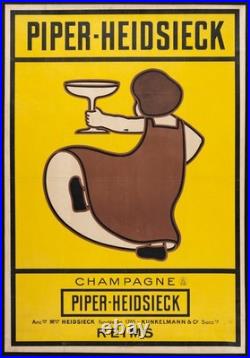 Affiche Poster Champagne Piper Heidsieck