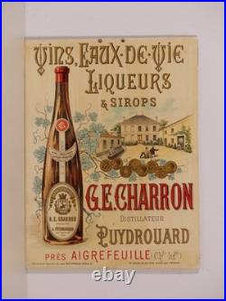 Affiche Poster Charron Liqueur Aigrefeuille