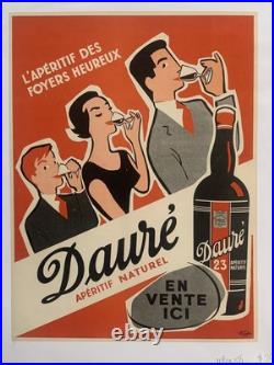 Affiche Poster Daure Aperitif