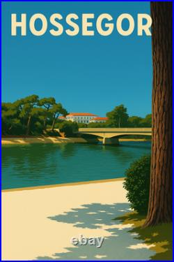 Affiche Poster Hossegor