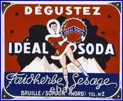 Affiche Poster Ideal Soda Bruille Somain Nord