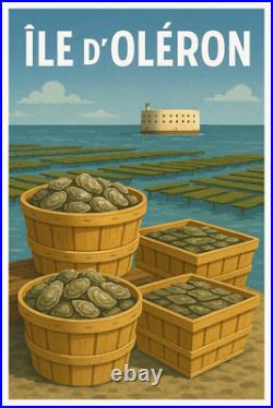 Affiche Poster Ile D Oleron