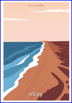 Affiche Poster Les Landes