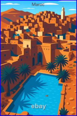 Affiche Poster Maroc