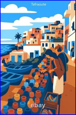 Affiche Poster Maroc Tafraoute