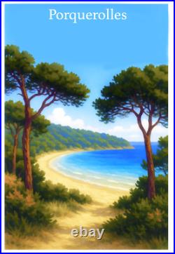 Affiche Poster Porquerolles