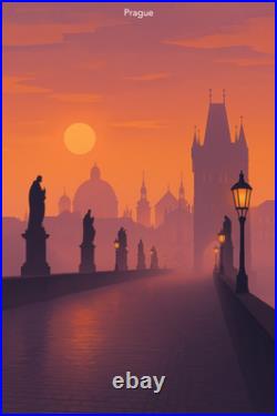 Affiche Poster Prague