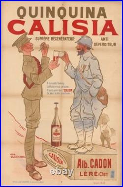 Affiche Poster Quinquina Calisia Lere Cher Cadon