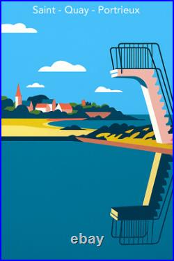 Affiche Poster Saint Quay Portrieux