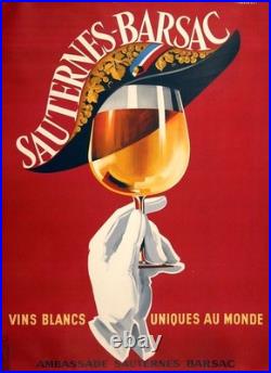 Affiche Poster Sauternes Barsac