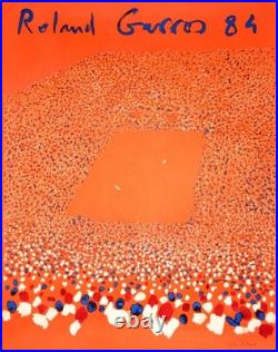 Affiche Poster Tennis Roland Garros 1984