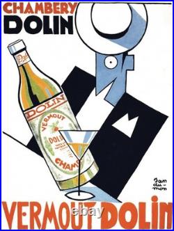 Affiche Poster Vermout Dolin Chambery