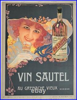 Affiche Poster Vin Sautel