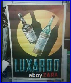 Affiche Pub Ancienne Zara Luxardo Italie