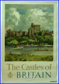 Affiche Pub The Castles Of Britain Windsor Castle 1950